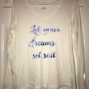 Graphic long sleeve T-shirt